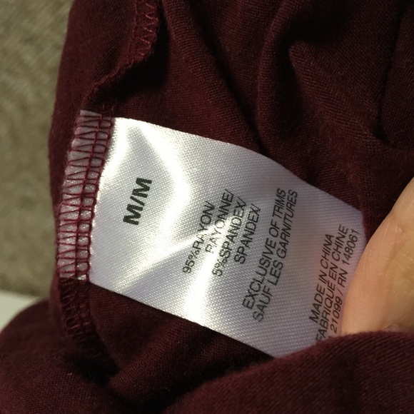 Maroon Burgundy Halter Neck Top - Picture 6 of 6